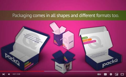 packQ Promo Video - Online Packaging Ordering System with 3d Preview