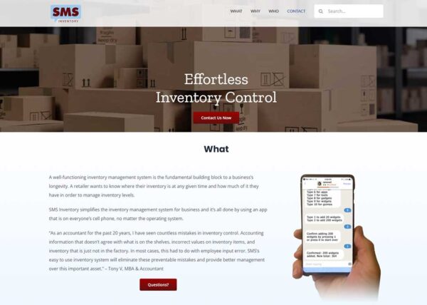 SMS Inventory