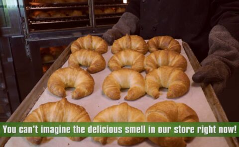 Grocery Store - Croissants Baked in Store (0:40)