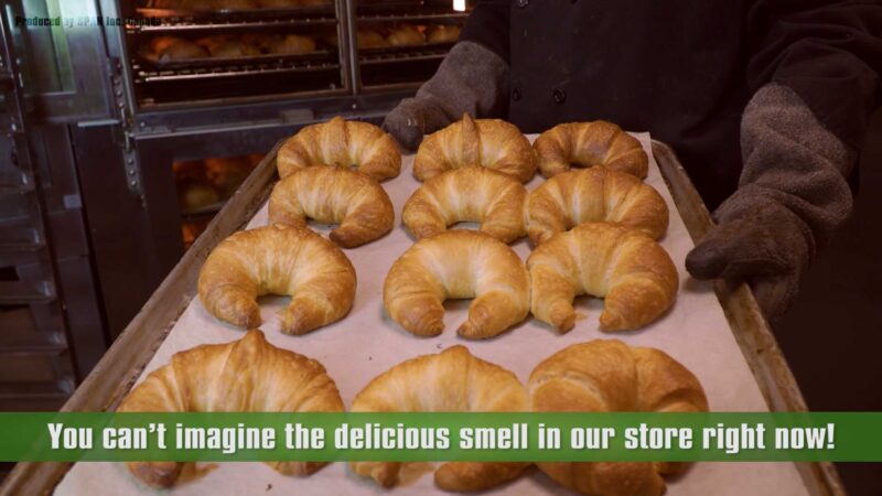 Grocery Store - Croissants Baked in Store (0:40)